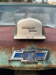 Tan and Green 6 Pannel Trucker