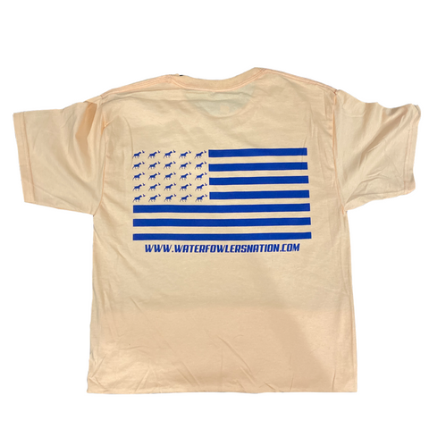 Peach Retriever Flag Shirt